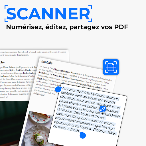 Aperçu de l'application