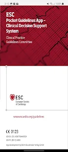 ESC Pocket Guidelines capture d'écran