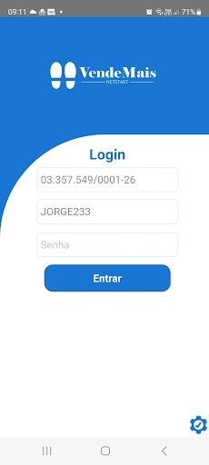 Android application VendeMais screenshort