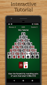 Captura de Pantalla 22 Pyramid Solitaire Classic android