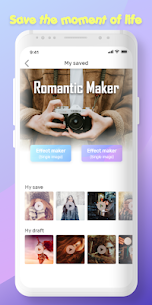 Romantic effects,  video maker 1