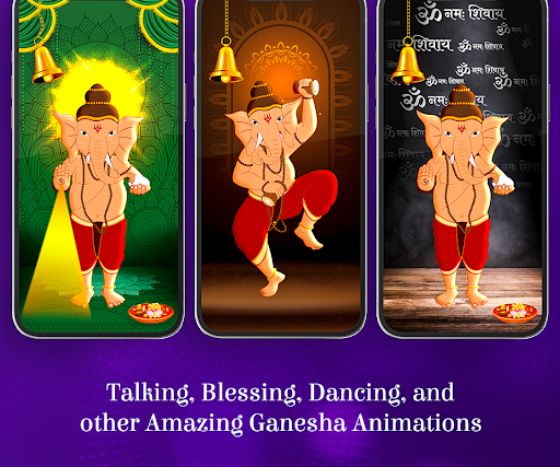 Talking & Dancing Ganesha apkpoly screenshots 1