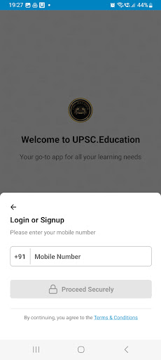 UPSC.Education Screen 2