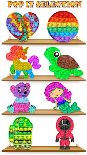 Pop it Fidget Toys Puppet Game