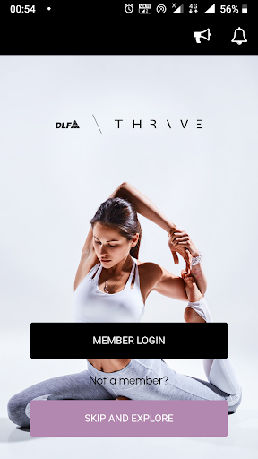 Android application DLF THRIVE screenshort