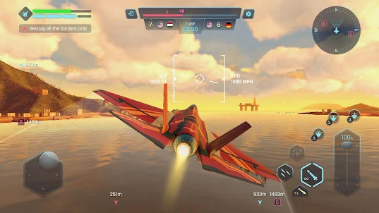 Sky Warriors:لعبة معارك طائرات