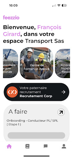 Android application Feezzio screenshort