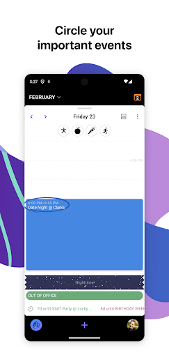 Screenshot of HEY Calendar