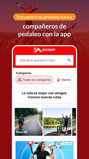 Android application Cicletadapp screenshort