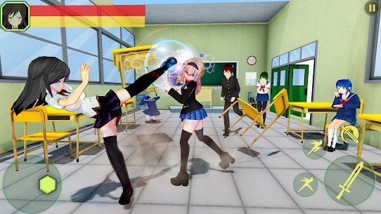 High School Girls-Anime Sword Fighting Games v2.3 MOD APK (Unlimited Money) Free For Android 2