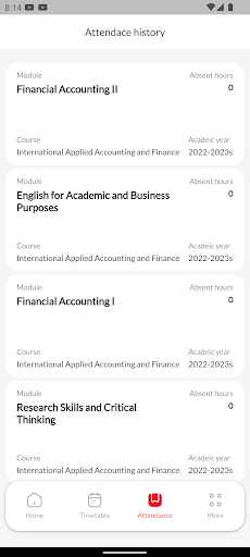 ISFT LMS Screen 3