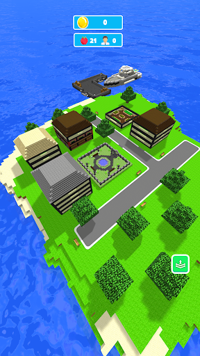 Android application Island Craft 3D: City Build screenshort