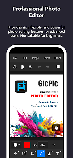Android application TinyPs screenshort