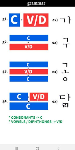 Hangeul - Korean language Screen 2