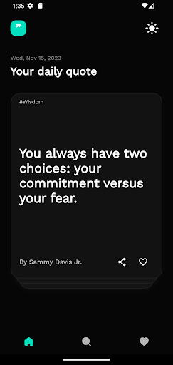 Android application Quotes - Daily Motivation screenshort
