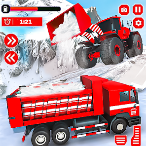 Snow City Construction Game  screenshots 1