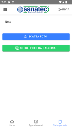 ELATOS Sanatec App Screen 2