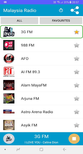 Android application Malaysia FM Radio screenshort