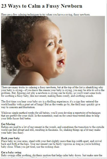 How to Soothe a Baby Screen 2