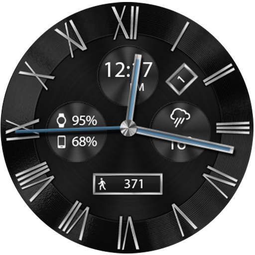 Classic Black HD Watch Face 5.0.0 Icon
