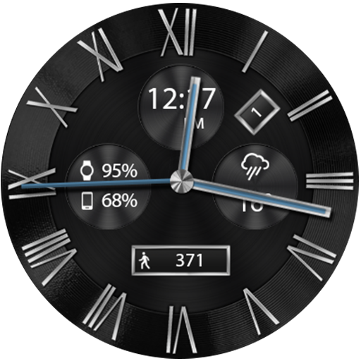 Download APK Classic Black HD Watch Face Latest Version