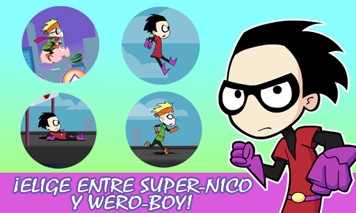 Android application Elige tu personaje y corre! screenshort