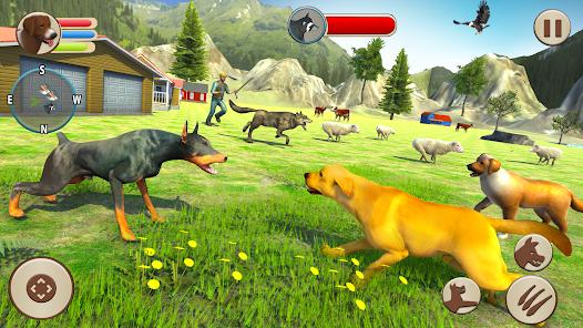 Imágen 2 Dog Family Sim Animal Games android