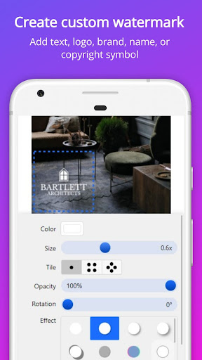 Android application Watermarkly: Make Watermark screenshort