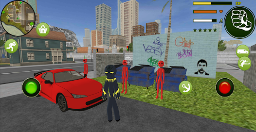Screenshot 11 Black Panther Stickman Rope He android