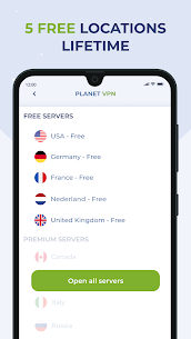 Proxy VPN gratuito da Planet VPN MOD APK (Premium desbloqueado) 1