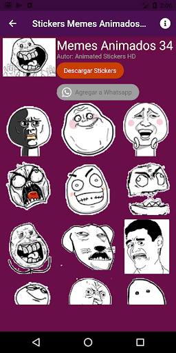 Download Animated Stickers of Funny Memes WastickerApps. Free for Android -  Animated Stickers of Funny Memes WastickerApps. APK Download 