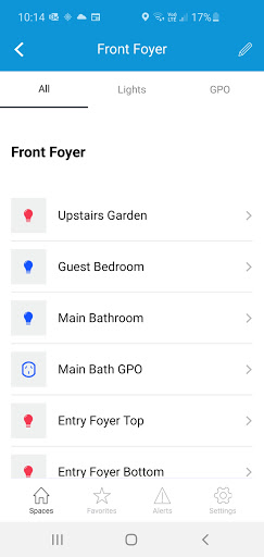 iTOUCH Home Automation Screen 2