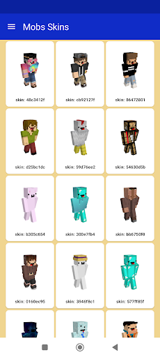 Android application MobCraft Skins - MC Variety screenshort