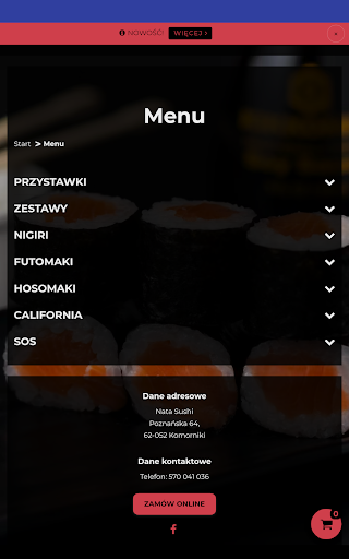Nata Sushi Screen 3