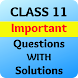 Class 11 Important Questions