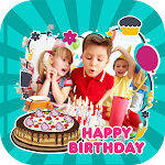 Cover Image of ダウンロード Kids Birthday Photo Frames For  APK