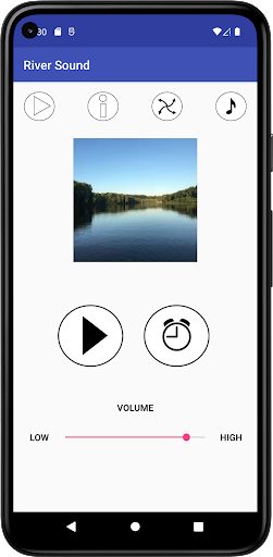 Android application River Sound screenshort