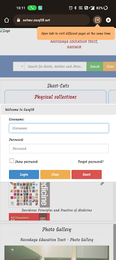 Easylib Navodaya App Screen 3