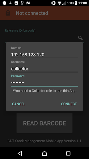Android application GDT Stock Management screenshort