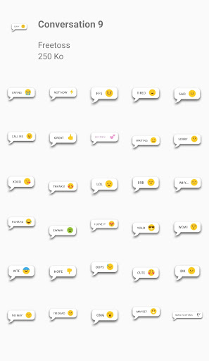 Dialy Conversation Stickers fo