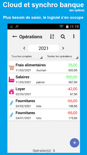 Comptes et Budget - Familial Screen 3