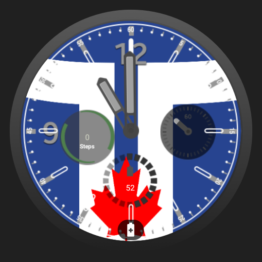Toronto Flag Watchface - 1.0.0 - (Android)