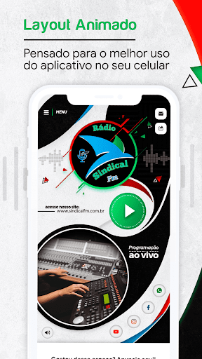 Rádio Sindical FM Screen 3