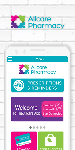 Android application Allcare Pharmacy screenshort