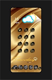 Exklusives Gold Icon Pack-Theme, gepatcht APK 4