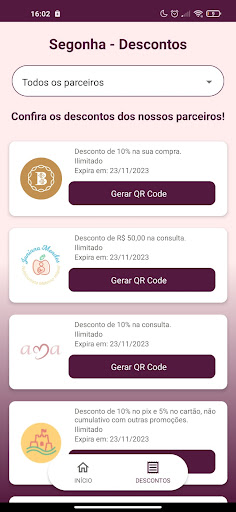 Segonha - Clube de Vantagens Screen 2