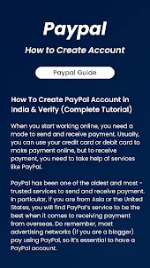 Create PayPal Account setup