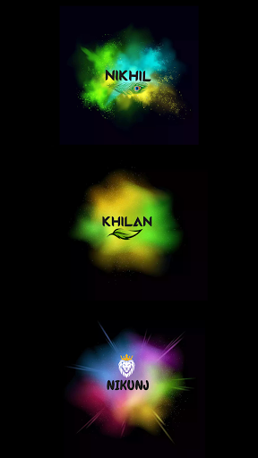 Android application Your name wallpaper | name art screenshort