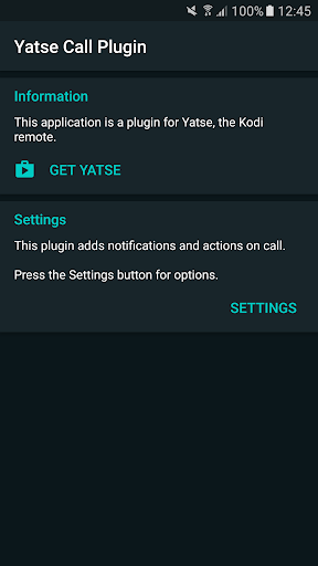 Android application Call plugin for Yatse screenshort