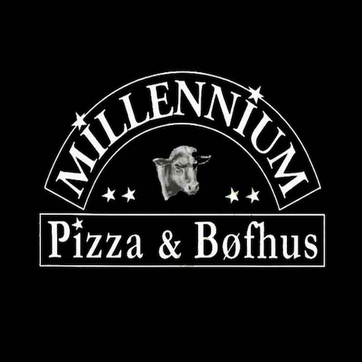 Millennium Pizza og Bøfhus logo